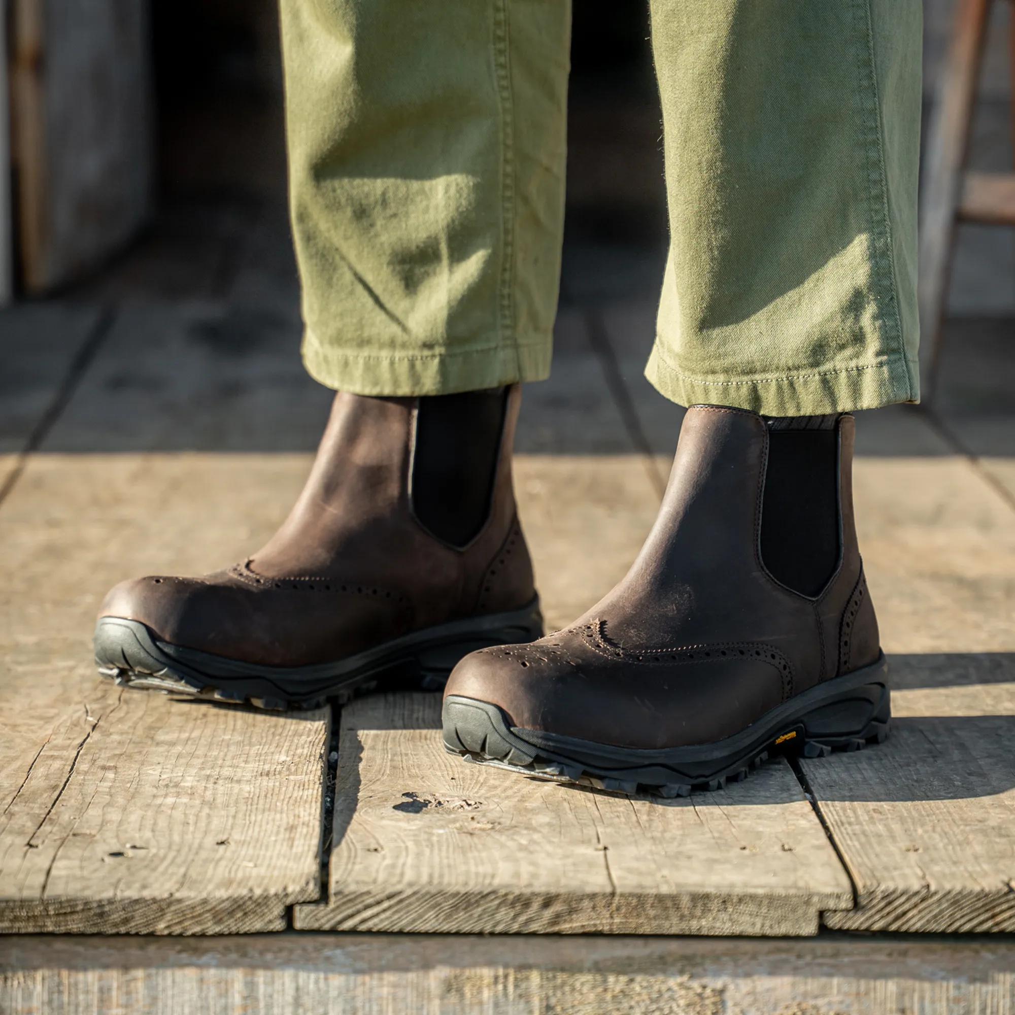 MALHAM // BROWN DISTRESSED - Image 3